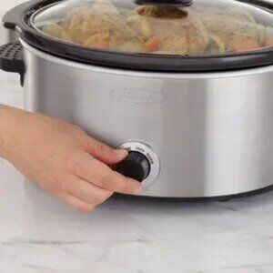 BELLA 5-qt. Slow Cooker with Dipper - Stainless Steel (brand new)